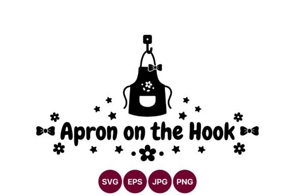 Apron on the Hook: Decorative Kitchen Art for Creative Projects