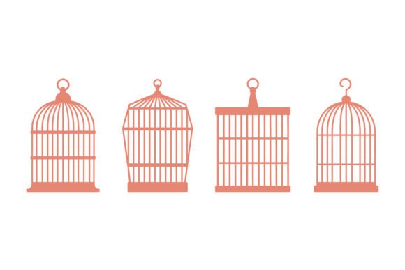 Elevate Projects with Decorative Pet Birdcage Vector Art