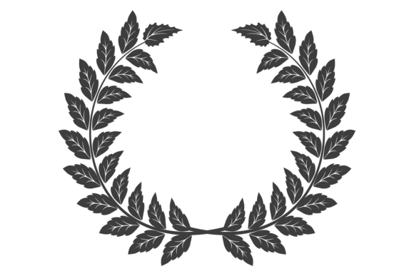 Round Decorative Botany Wreath: A Floral C for Modern Branding
