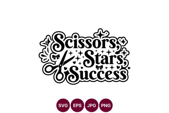Scissors Stars Success: A Decorative Serif for Bold Branding