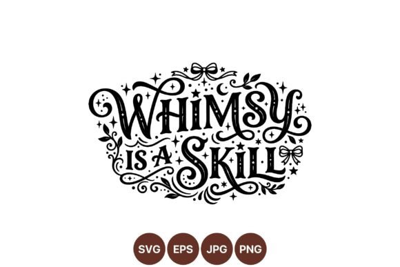 Whimsy Decorative Typography Art: A Playful Touch for Creative Projects